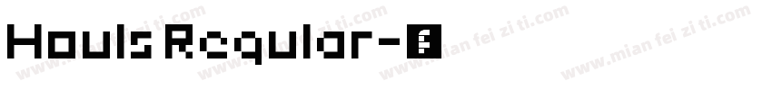 Houls Regular字体转换